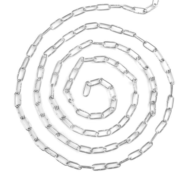 Heavy Duty Stainless Steel Chain with Rust and Corrosion Resistance Safe Working Load and Double-Ended Closed Long Chain Design