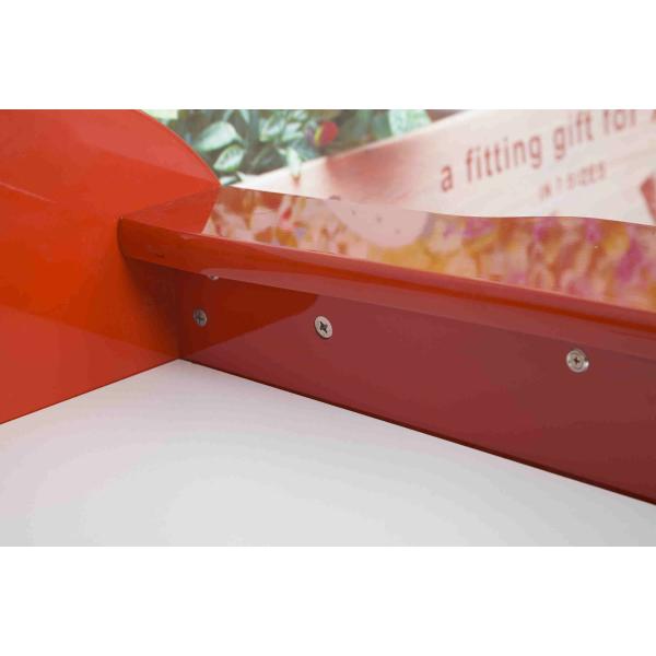 Cartoon Bedroom / Kids Playroom Furniture Children Racing Car Bed With LED Lights