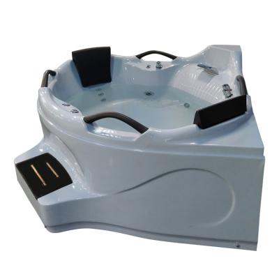 Whirlpool Massage Hydrotherapy Double Pump Corner Bathtub Hot Tub 2 Persons Double Jakuzzy