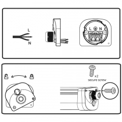 Alumínio e prova do PC dispositivo elétrico claro IP66 1200mm 30w da tri para o armazém
