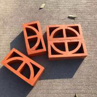 Terracota natural blocos de argila oca tijolo material de construção painéis de parede decoração brisa