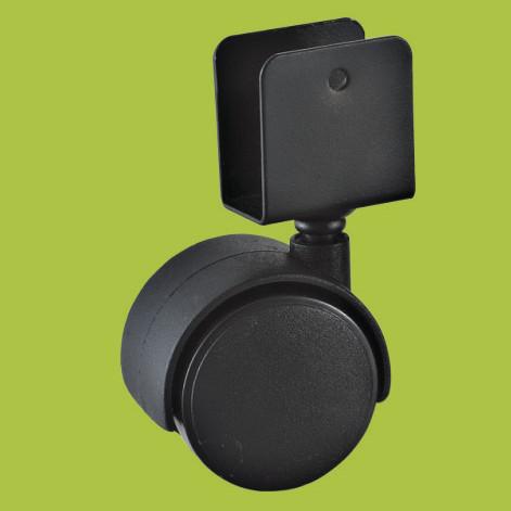 cheap price casters black clamp platen caster, components for furniture