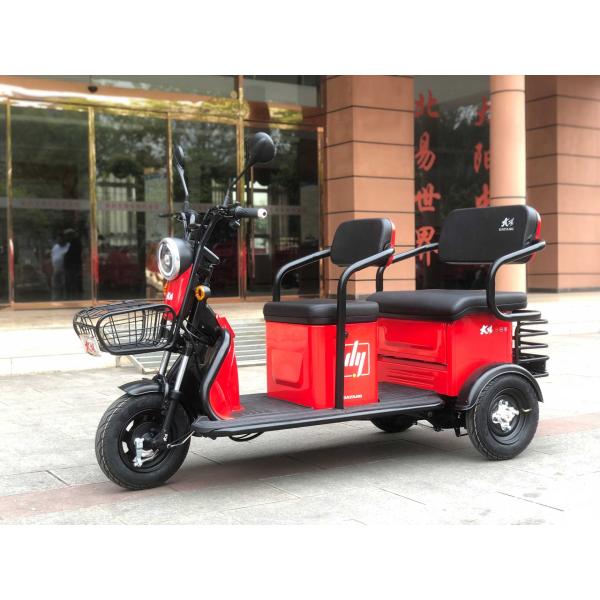 Электрический трехколесный велосипед мощностью 350 Вт для взрослых пассажиров и грузовиков грузоподъемностью 100 кг