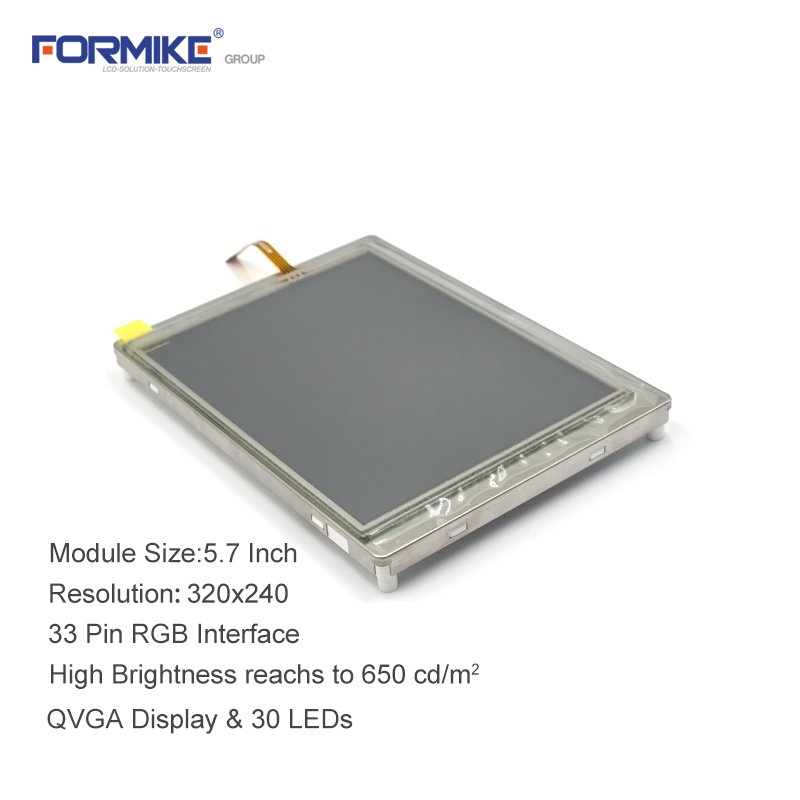 High Brightness 5.7 TFT LCD Display 320x240 colour TFT Panel Touch Screen ODM