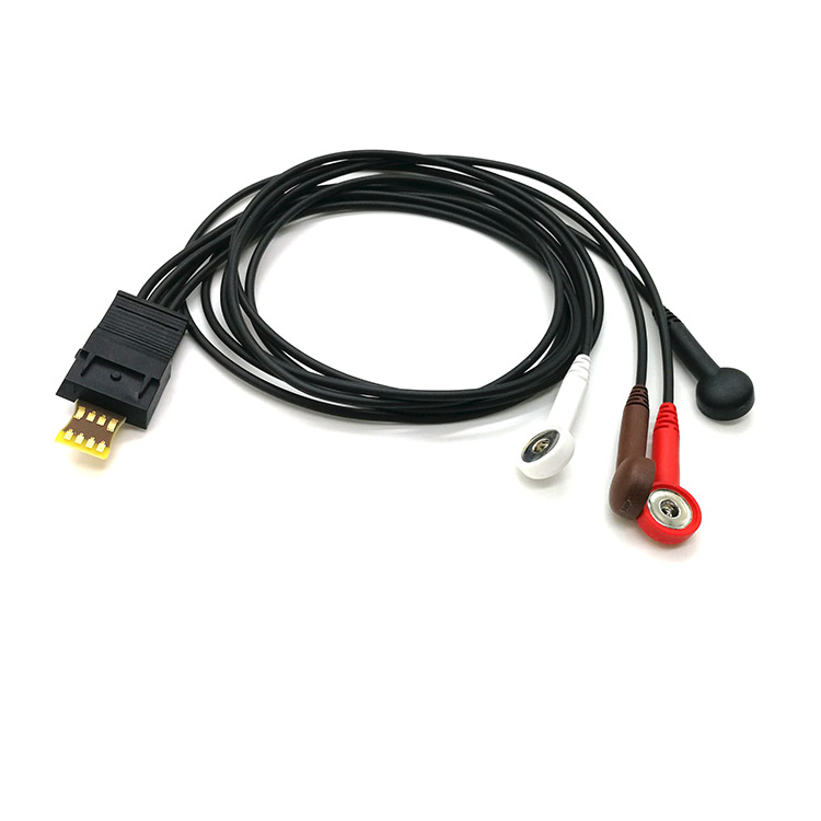 Кабель банана руководств ECG IEC 10 кабеля AHA Schiller ECG Holter