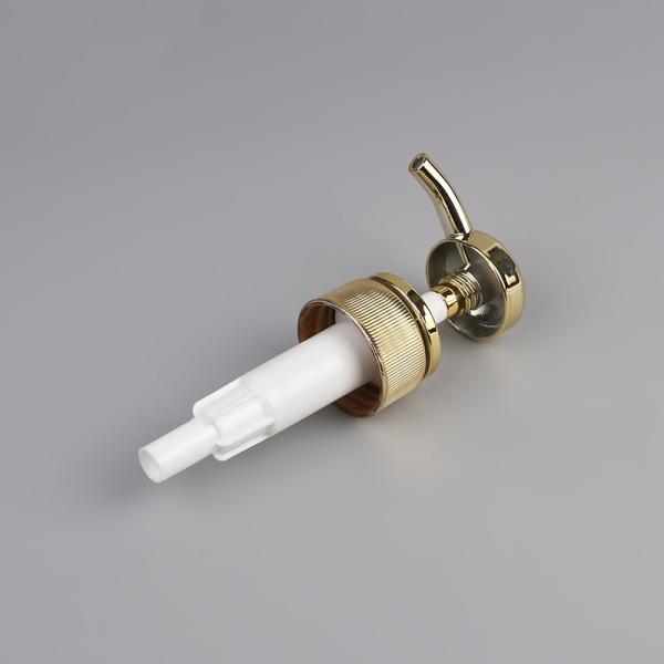 Aluminum Lotion Dispenser Pump 24/410 Gold Shampoo