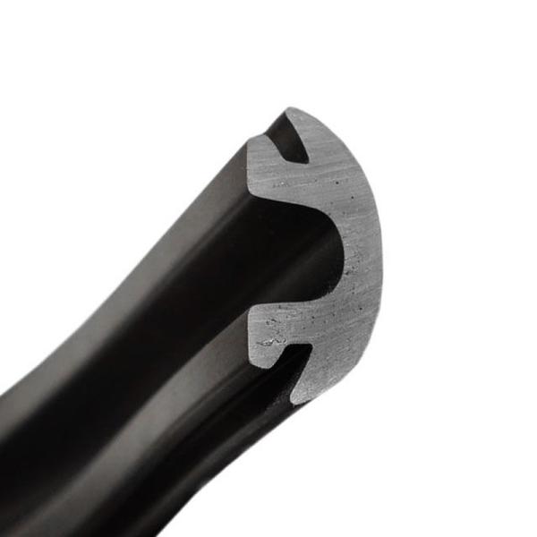 Eco-friendly Black Boat Edge Protective Bumper Rubber Strip for Boat Protection Needs