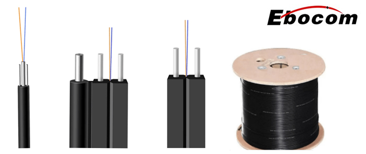 1-4 ядра LSZH Jacket FTTH Drop Cable водонепроницаемая наружная установка