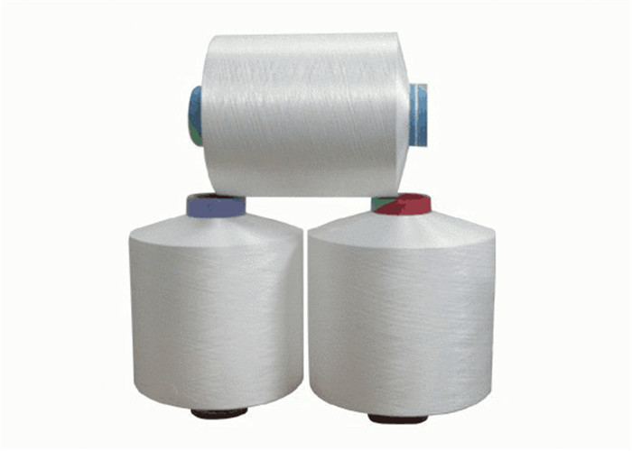 Raw White / Dyed 100% Polyester DTY Yarn Filament 150D/48F For Sewing