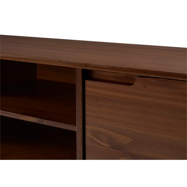 Стойка ТВ комнаты прожития виллы деревянная с роскошью цвета грецкого ореха ящиков причудливой