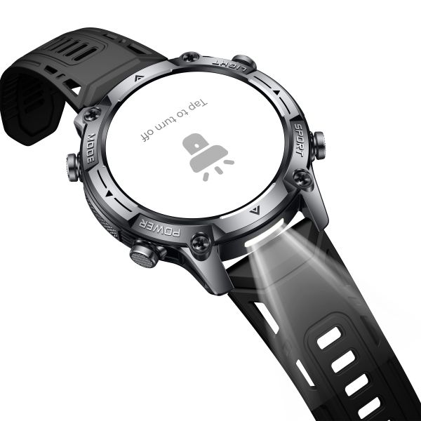 KW350 High-End GPS Sports Smartwatch With AI Assistant 550mAh Battery