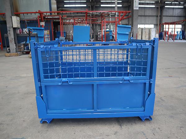 Caixa de paletes dobráveis de aço personalizada 1000kg - 2000kg