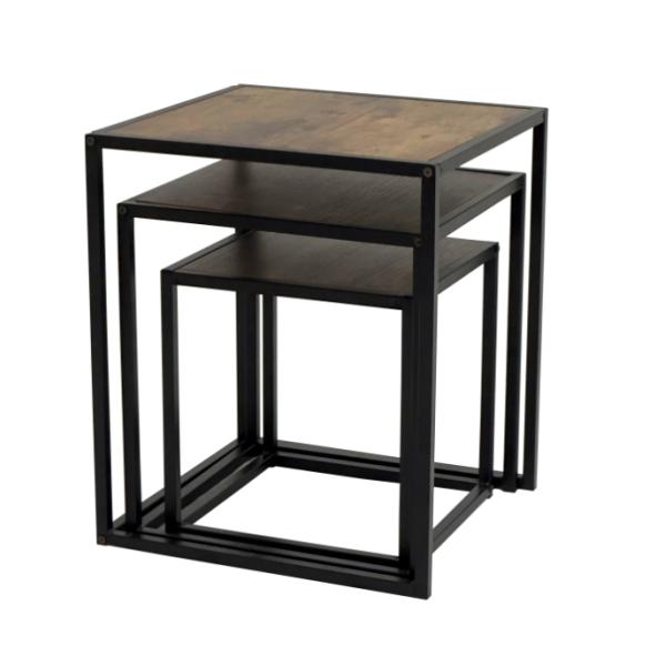 Металлический боковой стол Мебель для гостиной с современным дизайном и роскошной золотой отделкой