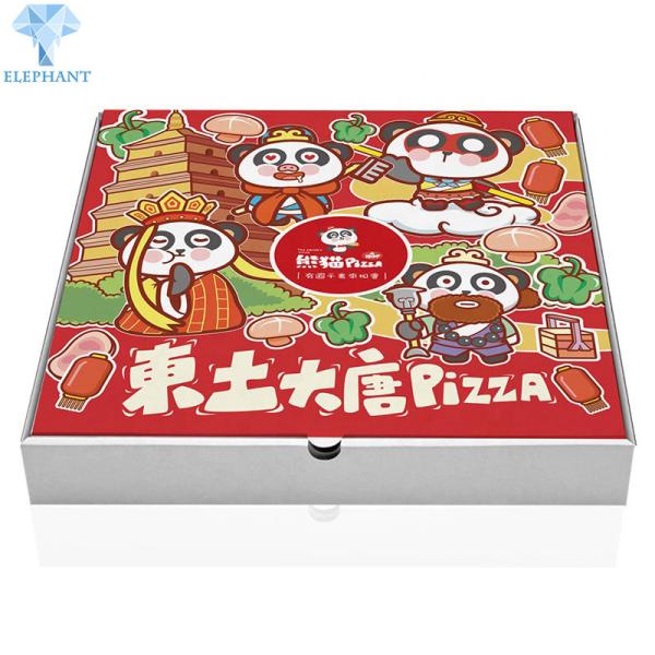 Personalised Takeaway 8 Inch 10 Inch Pizza Boxes Foil Hot Stamping