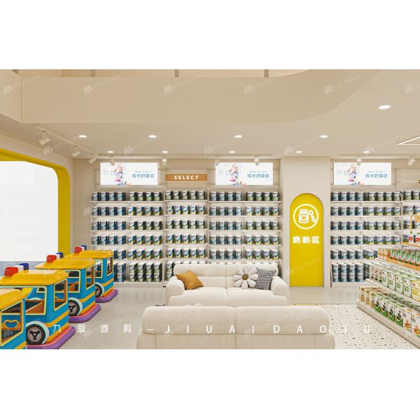 BBC017 Fashionable Shop Showcase Baby Clothing Display Baby Store Shelves For Maternity Shop Decoration