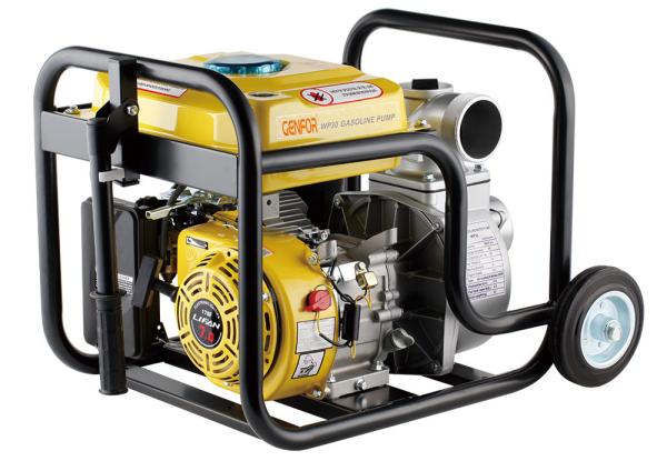 7m Suction Gasoline Powered Water Pump , High Pressure Irrigation Pumps GF168FE