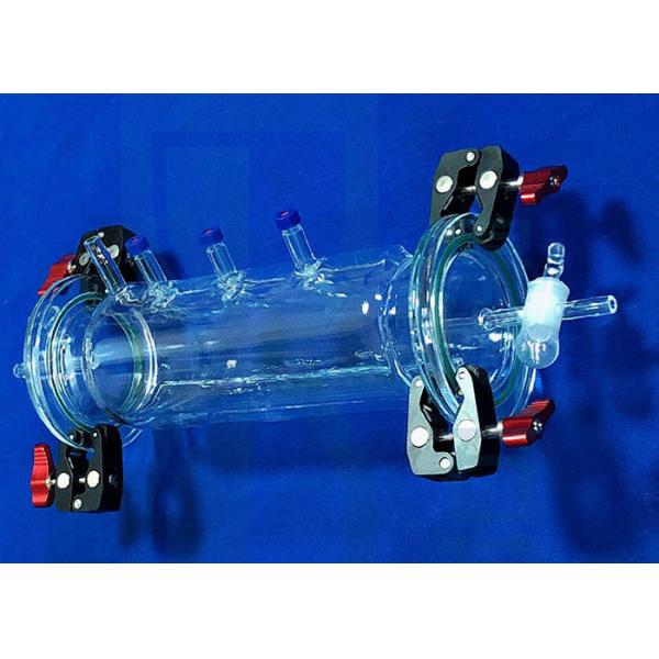 Стеклоизделие научной лаборатории реактора кварца клапана матированного стекла газа