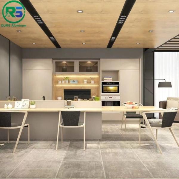 10mm Aluminum Honeycomb Panel Wood Grain Acoustic Filling Wooden Panel 4x8