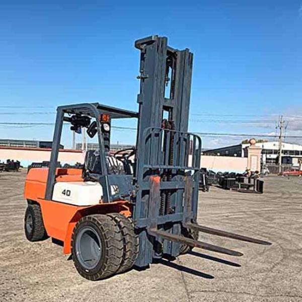 4 Ton Gasoline Powered Forklift 4000kgs CPCD40 6m Mast Counterbalance Lift