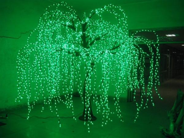 Led Green Willow Tree Light outdoor holiday decoration on sale