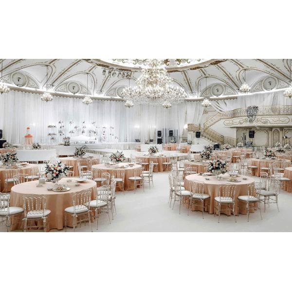 Clear Dining Chairs Crystal Transparent Seat, Modern Dining Chairs, Side Chairs for Wedding Party Event Reception