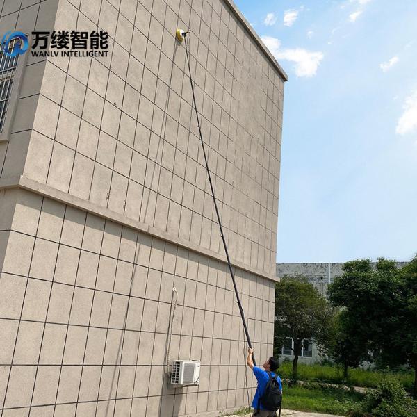 Telescopic Pole Machine Solar Panel Cleaning Brush Reach Heights in 3/5/7.5m Lengths