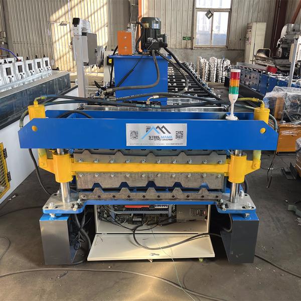 Steel Profile Double Layer High Rib Zimbabwe Popular Roofing Sheet Roll Forming Machine