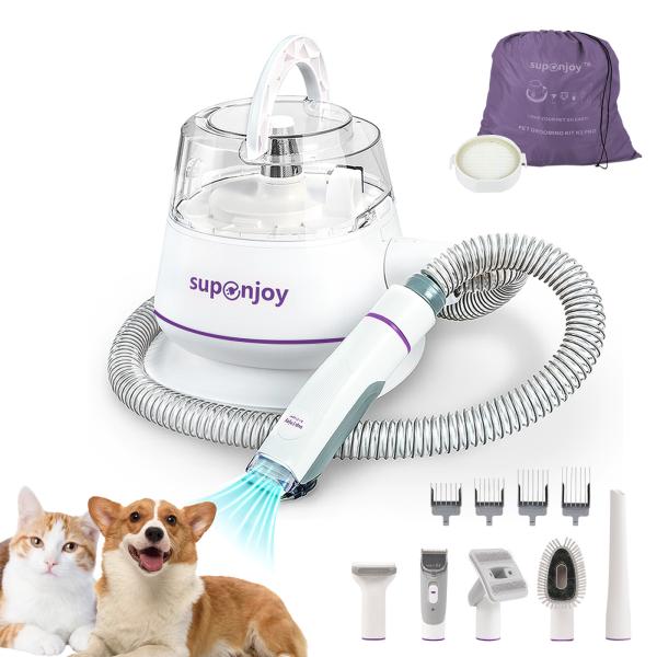Kit de limpeza de animais de estimação aspirador de vácuo 5 em 1 P2 Pro baixo ruído Kit de remoção de pelos de animais de estimação cão gato