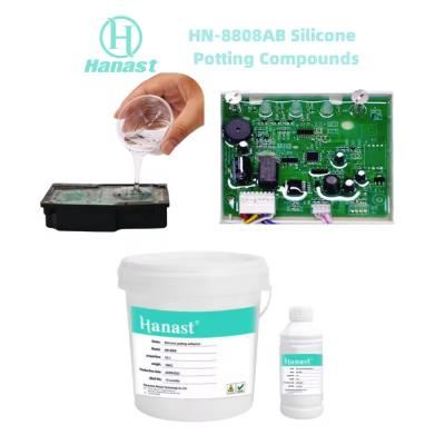 Moisture Proof AB Silicone Potting Compound Rubber Raw Material For Electronic Appliances