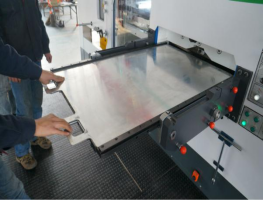 Used JIGUO MYP-1080E Automatic Die Cutting & Stripping Machine,Max.paper size :1080×780mm,Max.cutting speed: 7500s/h