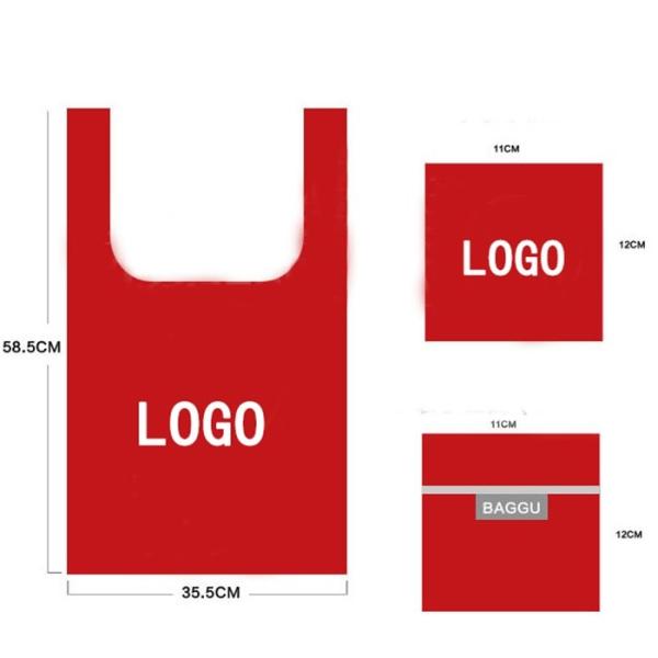 Eco-friendly Custom Reusable Spunbond Nonwoven Supermarket Shopping Bags With Logos