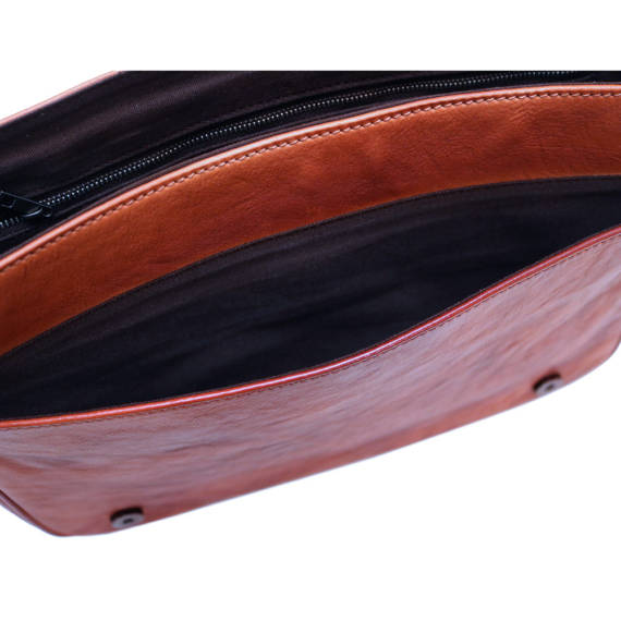 Men's Distressed Full Grain Leather Messenger Bag, Leather Bag, Cross Body Bag, Briefcase