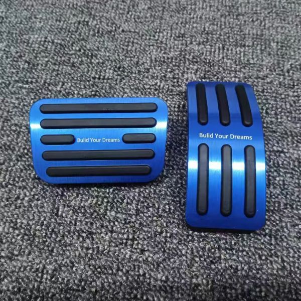 Aluminum Alloy Non-Slip Accelerator Brake Pedal Cover Upgrade for BYD Leopard 5 PRO PLUS Car Interior Modification Accessories