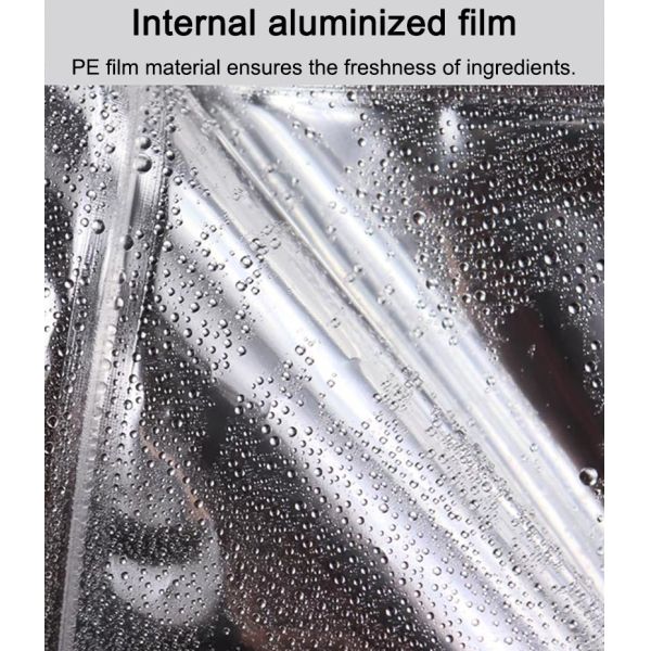 Resealable Plastic Eight-Side Aluminum Foil Ziplock Bag Food Packaging