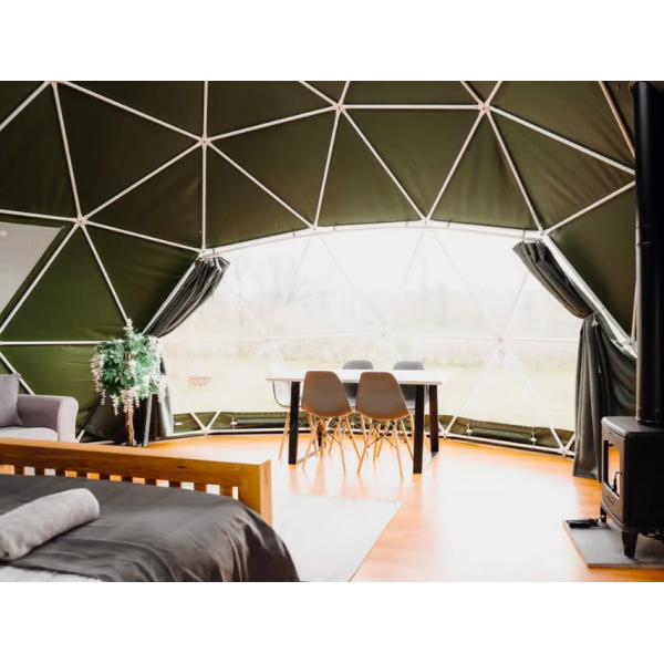 Роскошная палатка с ванной прозрачное стекло геодезический купол палатки подходит для кемпинга