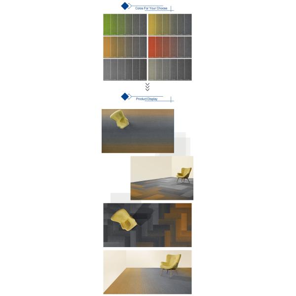 Medium Pile Fireproof Sound Proof Carpet Tiles for Commercial Rooms in Hotels and Homes