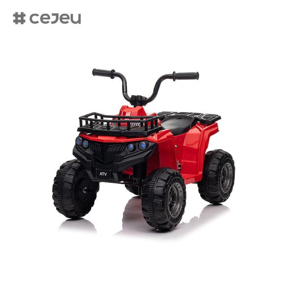 24V Kids Ride on ATV , 2* 390W Motor 4.5AH Battery Powered Electric Car w/Lights, High & Low Speed, Music, Boys Girls