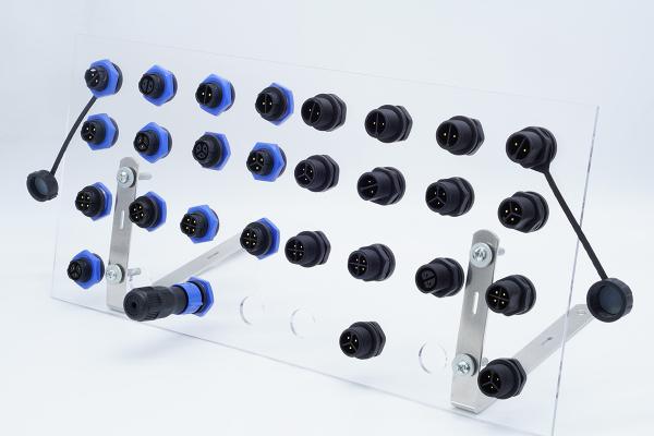 Self-Locking Waterproof Plug Connector M20 PA66 Outdoor LED Plug Connector