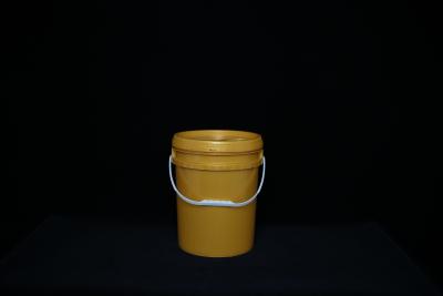 Metal Handle Leakproof Plastic Paint Bucket With Snap On Lid