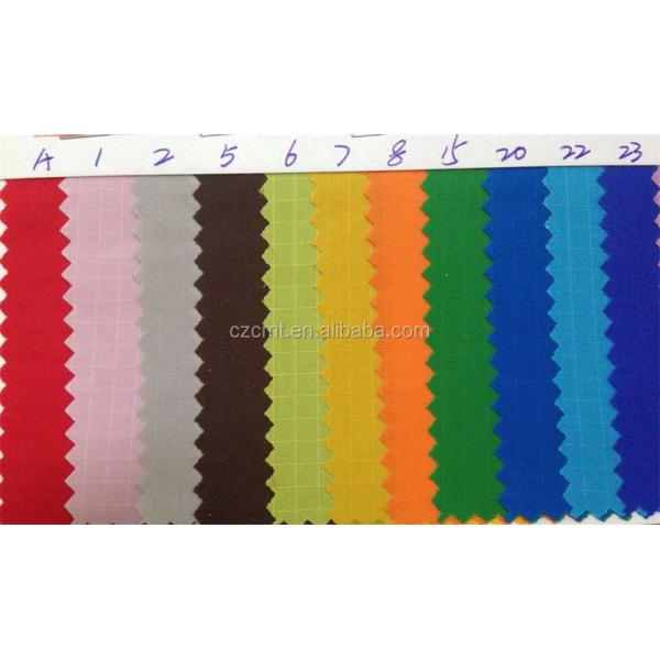 Flexible and Durable PU Coated 210D Ripstop Nylon Fabric for Shoes