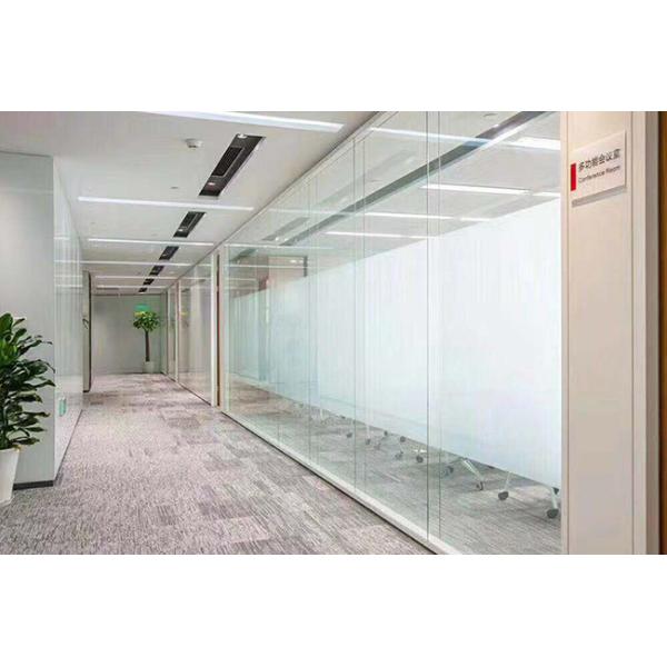 5mm Frameless Glass Demountable Partition Wall Full Height