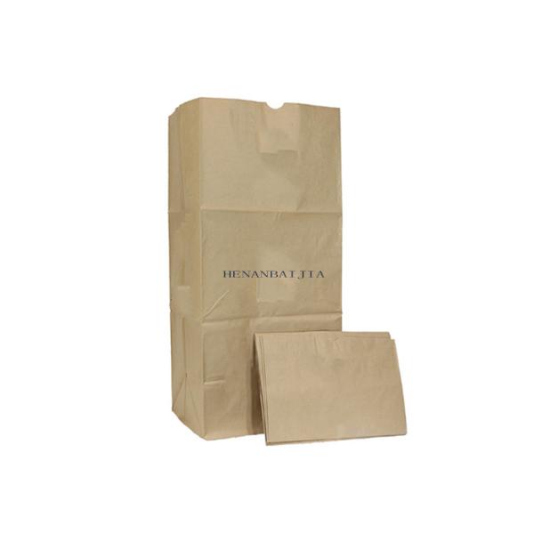 Отброс Браун навощил Compostable бумажных мешков 100% Kraft Biodegradable устранимое