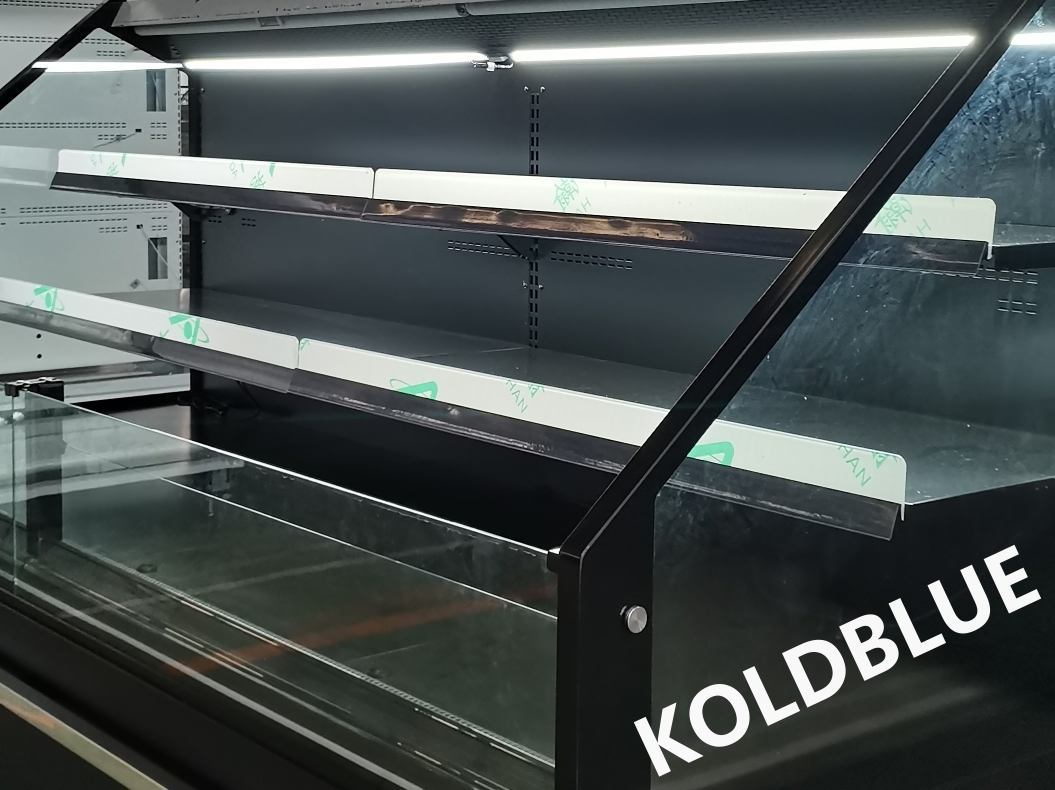 2500MM Semi‑vertical Deli Chiller With 304 Liner & Stainless‑steel Bumper