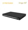 52 Port L3 Managed Poe Switch with 10g Uplink Ports and High Speed Network IC and The Most Stable Poe Chips