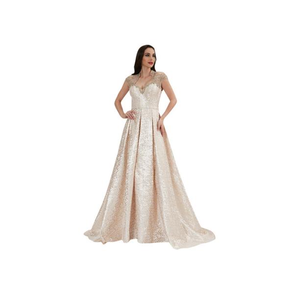 Customize A - Line Embroidery Vintage Evening Dresses Lady Cocktail Dress