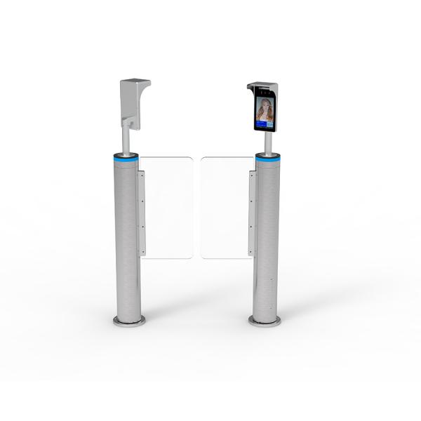 Reconocimiento facial Puerta de barrera de velocidad de alta seguridad Sistema de alarma de sensor infrarrojo de bajo ruido 650-145CM ancho