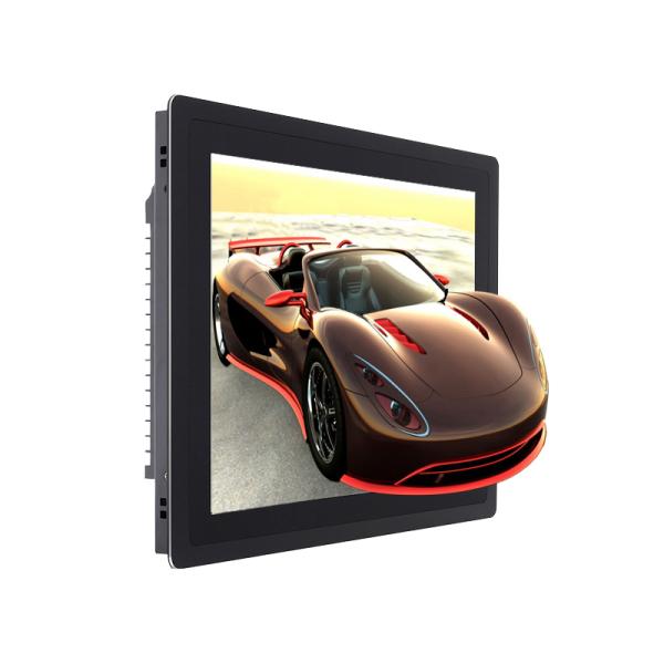 Computadora de pantalla táctil industrial con carcasa de aleación completa de aluminio