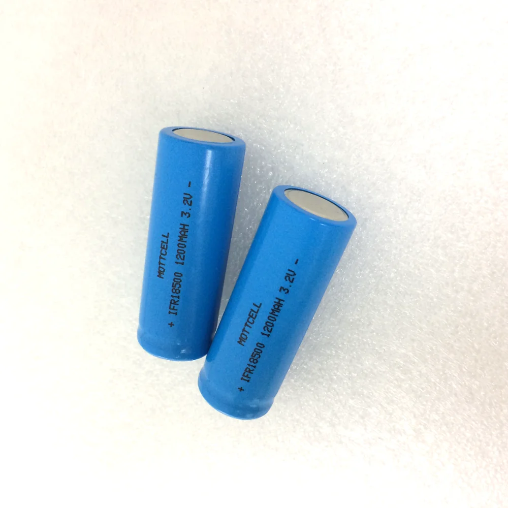 Mottcell оптом 18500 3.2v 1200mah Lifepo4 Литий солнечный аккумулятор для солнечного света LED
