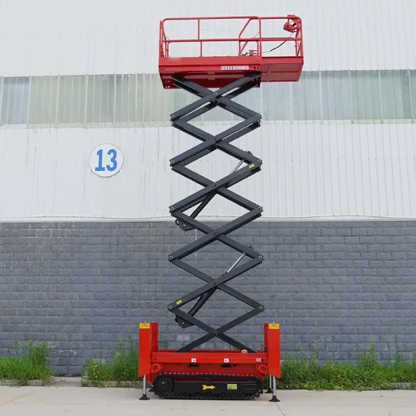 Anti Explosion 6m/8m/9m/11m Mobile Electric Scissor Lift Car Aerial Work Platform