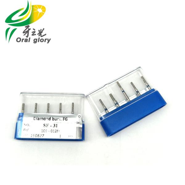 Oral Glory Dental Diamond Burs 10pcs/Set For High Speed Hand Piece
